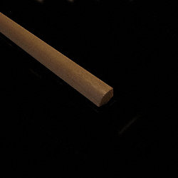 Prefinished Delaware Driftwood Oak Hardwood 1/2 in thick x .75 in wide x 78 in Length Shoe Molding